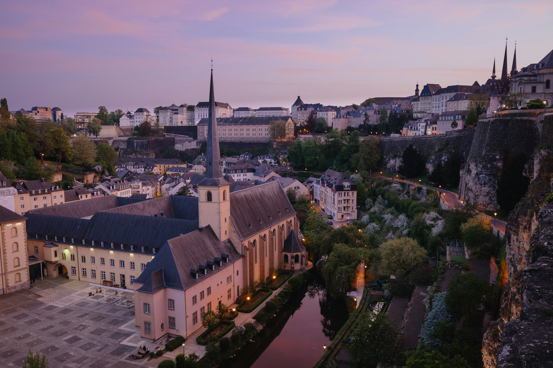 Historic architecture in Luxembourg city